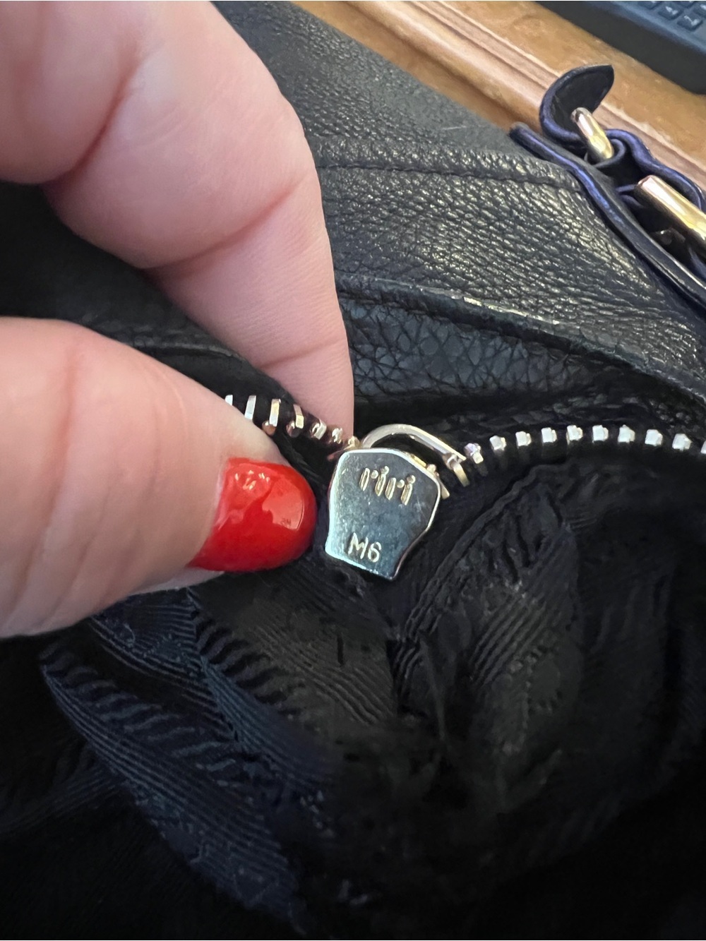 Prada BlackDark Gray Ruched Leather Hobo Bag! ⭐️⭐️Offers are always welcome! - Picture 10 of 15
